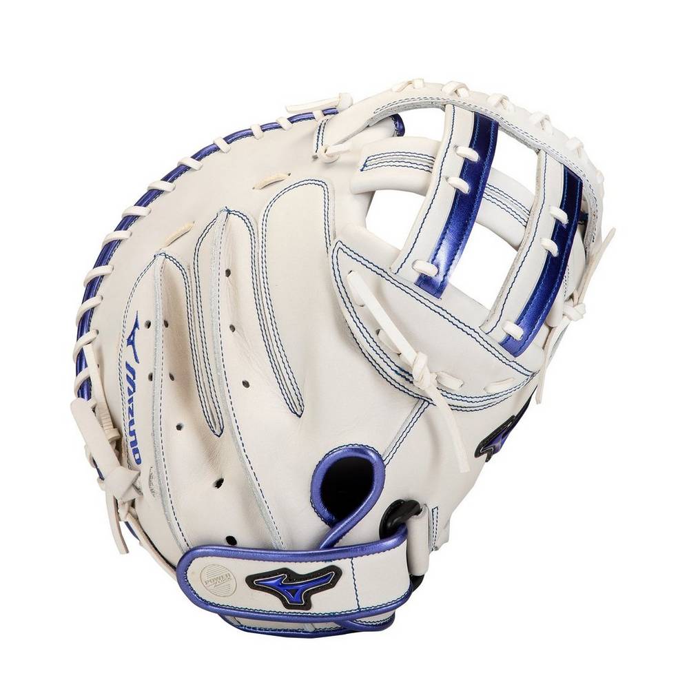 Mizuno MVP Prime SE Fastpitch 34" Női Catchers Mitt Fehér/Királykék AFR052189